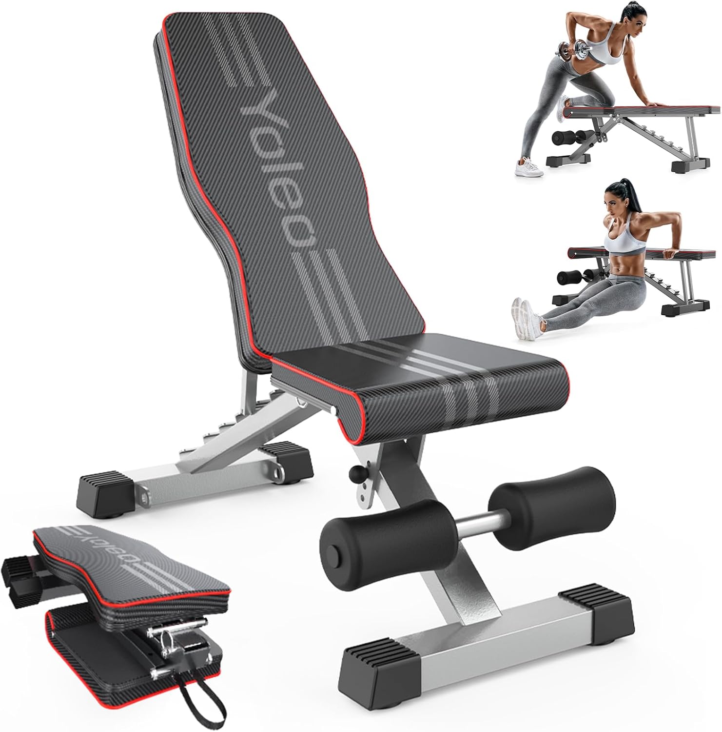 B099JZT1WR_0 Adjustable Weight Bench for Full Body Workout - Image 1