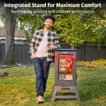 30 Inch Electric Smoker with Digital Controls, Large Capacity Cooking Space, Adjustable Temperature Range, Built-in Meat Probe, and Easy Clean Design for Backyard Barbecue - Image 9