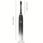 Smart Electric Toothbrush – 5 Replacement Heads, Sonic Charging - Image 6