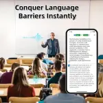 AI Language Translator Earbuds with 150 Languages Supported, Real Time Translation, Bluetooth 5.0, Noise Cancelling Mic, Touch Control, and Long Battery Life for Travel and Business - Image 7