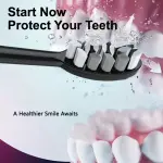 Smart Electric Toothbrush – 5 Replacement Heads, Sonic Charging - Image 8