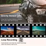 1080P Dash Cam – 32G Card, Gravity Sensor - Image 3