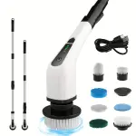 7-in-1 Electric Cleaning Brush – Long Handle, Multifunctional - Image 6