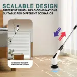 7-in-1 Electric Cleaning Brush – Long Handle, Multifunctional - Image 4