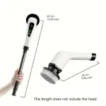 7-in-1 Electric Cleaning Brush – Long Handle, Multifunctional - Image 3