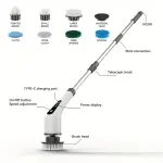 7-in-1 Electric Cleaning Brush – Long Handle, Multifunctional - Image 2