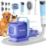 Dog Grooming Kit with Vacuum – 15000Pa, 50dB Low Noise, 2L Capacity