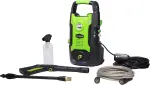Greenworks 1500/2700/3000 PSI Pressure Washer – 1.2 GPM, Upright Hand-Carry, PWMA Certified
