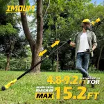 2-in-1 Cordless Pole Saw & Mini Chainsaw – 21V, 6 Inch, 15.2 ft Reach - Image 3