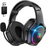 Wireless Gaming Headset for PS5/PS4/PC – 2.4GHz USB & Type-C, 40Hrs, 7.1 Surround
