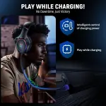 Wireless Gaming Headset for PS5/PS4/PC – 2.4GHz USB & Type-C, 40Hrs, 7.1 Surround - Image 8