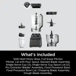 1200W Total Crushing Kitchen System – 8-Cup Processor Bowl - Image 9