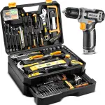 12V Cordless Drill Tool Kit Box – with Storage Organizer