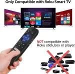 2 Pack Replacement Remote for Roku TV – Compatible with TCL/Hisense - Image 3