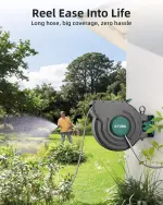 Automatic 100 ft Garden Hose Reel – Kink-Free Rewind - Image 4
