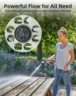 Automatic 100 ft Garden Hose Reel – Kink-Free Rewind - Image 7