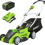 40V 16" Cordless Lawn Mower – Push Button Start, 4.0Ah Battery