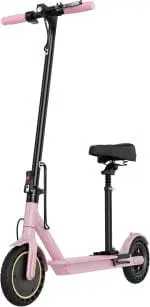 Electric Scooter with Seat – 350W, 19MPH, 21 Mile Range, Folding