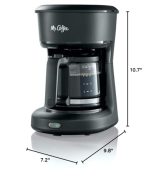 Mr. Coffee® 5-Cup Mini Brew Switch Coffee Maker, Black - Image 2