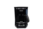 BLACK+DECKER 12-Cup Digital Coffee Maker, Programmable, Washable Basket Filter, Sneak-A-Cup, Auto Brew, Water Window, Keep Hot Plate, Black - Image 11