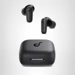 Soundcore P30i by Anker Noise Cancelling Earbuds, Strong and Smart Noise Cancelling, Powerful Bass, 45H Playtime, 2-in-1 Case and Phone Stand, IP54, Wireless Earbuds, Bluetooth 5.4 (Black) - Image 2
