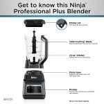 Ninja BN701 Professional Plus Blender, 1400 Peak Watts, 3 Functions for Smoothies, Frozen Drinks & Ice Cream with Auto IQ, 72-oz.* Total Crushing Pitcher & Lid, Dark Grey - Image 3