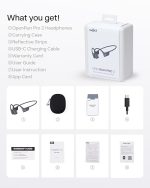 SHOKZ New OpenRun Pro 2- Bone Conduction Headphones, Open-Ear Bluetooth Wireless Sport Earphones for Running, Workouts - Sweat Resistant, Secure Comfortable Fit -Deep Bass, Smart Mic, Reflective Strip - Image 3