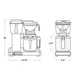 Technivorm Moccamaster 53923 KBGV Select 10-Cup Coffee Maker, Juniper, 40 ounce, 10-Cup, 1.25L - Image 3