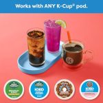 Keurig K-Iced Single Serve Coffee Maker – Brew Over Ice Button, Compact Design, Perfect Holiday Gift for Iced Coffee Lovers, Gray - Image 2