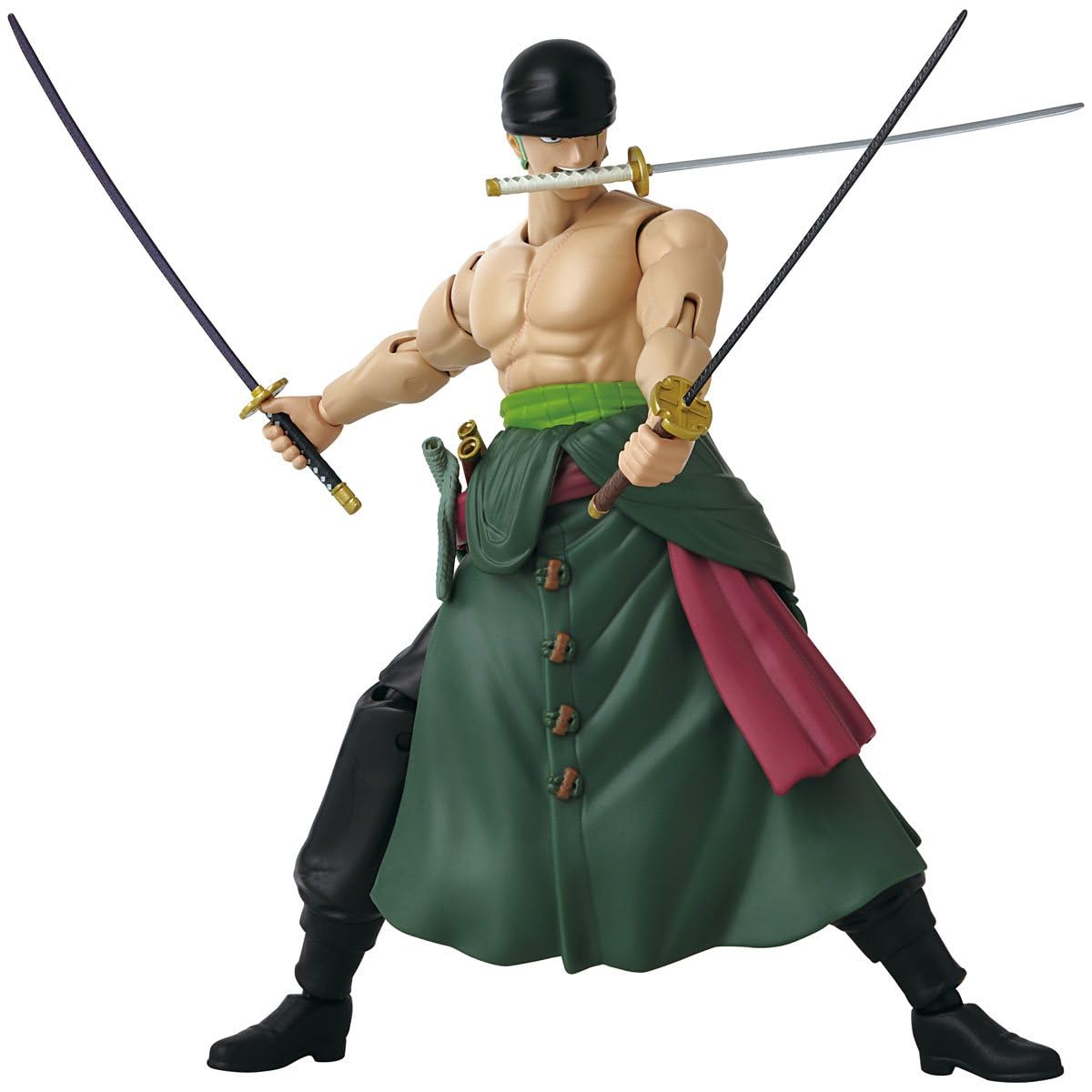 51OPKZX9u8L ANIME HEROES - One Piece - Roronoa Zoro Three Sword Style Action Figure - Image 1