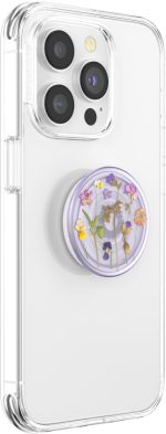 ​​​​PopSockets Phone Grip with Expanding Kickstand, Adhesive Grip, Cute PopSockets - Purple Fields - Image 5