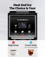 Coffee Maker Hot & Iced With Bold Setting,Single Serve Coffee Maker For K Cup And Grounds,52 Oz Removable Water Tank,6-14 Oz Brew Sizes,One Cup Kcup Coffee Machine With Reusable Filter,(Black) - Image 7