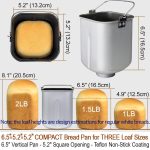 KITCHENARM 29-in-1 SMART Bread Machine with Gluten Free Setting 2LB 1.5LB 1LB Bread Maker Machine with Homemade Cycle - Stainless Steel Breadmaker with Recipes Whole Wheat Bread Making Machine - Image 5