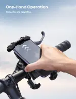 Lamicall Bike Phone Holder, Motorcycle Mount - Motorcycle Phone Holder, Handlebar Cell Phone Clamp, Scooter Phone Clip for iPhone Air 17 Pro Max, 16 15 Pro Max Plus, S20, More 4.7 to 6.8" Smartphones - Image 7