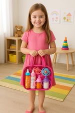 Disappearing Doll Feeding Set – 6-Piece Baby Care Playset with 2 Milk and 2 Juice Bottles and 2 Pacifiers - Image 10