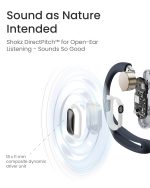 SHOKZ OpenFit Air - Open-Ear Headphones, True Wireless Earbuds, Water Resistant, Secure Earhooks for Daily Use, Black - Image 5
