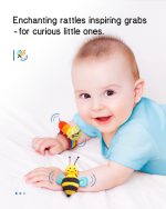 Infinno Baby Wrist Rattle Socks and Foot Finder Set, Perfect Baby Toys for 0-12 Months Newborn Boys and Girls As Shower Gifts, Garden Bug Series - Image 6