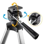 70mm Aperture 400mm AZ Mount Astronomical Refracting Telescope for Kids and Beginners – Travel Telescope with Carry Bag, Phone Adapter, Wireless Remote - Image 7