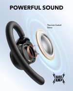 Soundcore V20i by Anker Open-Ear Headphones, Adjustable Ear Hooks, Ultra-Comfort, Snug Fit, Powerful Sound, Clear Calls, IP55, 36H Playtime, Bluetooth 5.4 Wireless Earbuds, Multipoint Connection - Image 3