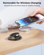 SUPERONE Magnetic Ring Holder for MagSafe Dual-Side Magnetics, Removable Gym Phone Grip with Kickstand for iPhone 17/16/15/14/13/12/ Series MagSafe Case All Phones Compatible with Magnetic Car Mount - Image 2