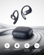 SHOKZ OpenFit Air - Open-Ear Headphones, True Wireless Earbuds, Water Resistant, Secure Earhooks for Daily Use, Black - Image 4