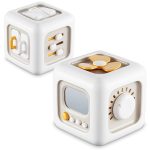 SOCBTNSO Busy Cube Toy for 1 Year Old Boy, Montessori Toys for 1+ Year Old, Travel Sensory Toys for Toddlers 1-3, Learning Fine Motor Skills| 1st Birthday Gifts Boy 9 12 Months Stocking Stuffers