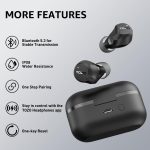 TOZO NC9 Hybrid Active Noise Cancelling Wireless Earbuds, 6 Mics ENC Clear Call, IPX8 Waterproof, in Ear Bluetooth 5.3 Headphones Stereo Bass Ear Buds 59H Playtime with LED Display 32 EQs via APP - Image 4