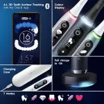 Oral-B iO Series 9 Electric Toothbrush with 3 Replacement Brush Heads, Black Onyx - Image 5