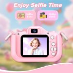Goopow Kids Camera Toys for 3-8 Year Old Girls Boys,Children Digital Video Camcorder Camera with Cartoon Soft Cover, Best Chritmas Birthday Festival Gift for Kids - 32G SD Card Included - Image 6