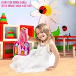 Disappearing Doll Feeding Set – 6-Piece Baby Care Playset with 2 Milk and 2 Juice Bottles and 2 Pacifiers - Image 9