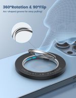 Magnetic Phone Ring Grip for MagSafe – 360° Rotation Finger Holder, Ring Stand, Strong Magnet - Image 8