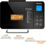 KEEPEEZ Bread Maker, 17-in-1 2LB Stainless Steel with Bread Machine, Non-Stick Pan, Smart Touch, Auto Nut Dispenser, 15H Timer&Keep-Warm, 3 Sizes 3 Colors, 66 Recipes, Gluten-Free, Sourdough - Image 9