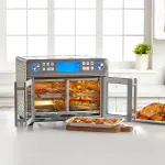 Emeril Lagasse Dual Zone 360 Air Fryer Oven Combo with French Door, 25 QT Extra Large, Cook Two Foods in Different Ways, Up to 60% Faster from Frozen to Finish, Pizza Stone Accessory - Image 6