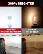 LASFIT 921 LED Bulb Reverse Lights, 912 T15 Back Up Light CANBUS Error Free W16W 906 Reversing Bulb 904 916 6000K Xenon White New Upgrade Design, Plug and Play (Pack of 2) - Image 7